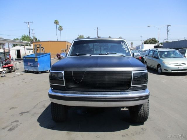 1993 Black Ford F-350 Pickup Truck