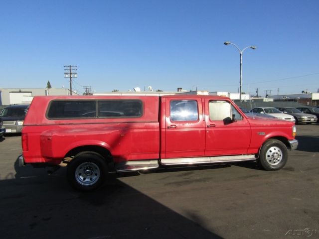 1993 Red Ford F-350 Pickup Truck