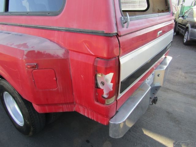 1993 Red Ford F-350 Pickup Truck