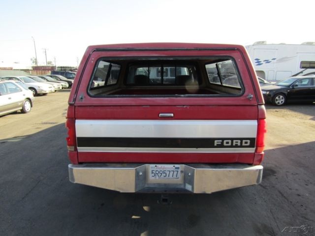 1993 Red Ford F-350 Pickup Truck