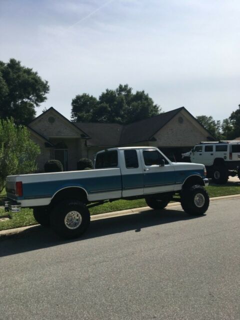 1993 White Ford F-150 Extended Cab Pickup