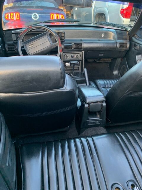 1993 Red Ford Mustang Convertible