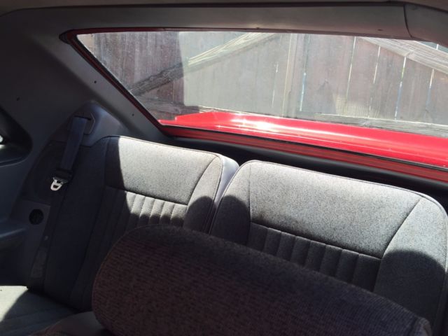 1993 Red Ford Mustang