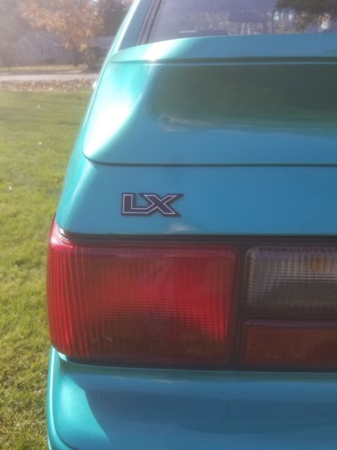 1993 Green Ford Mustang Hatchback