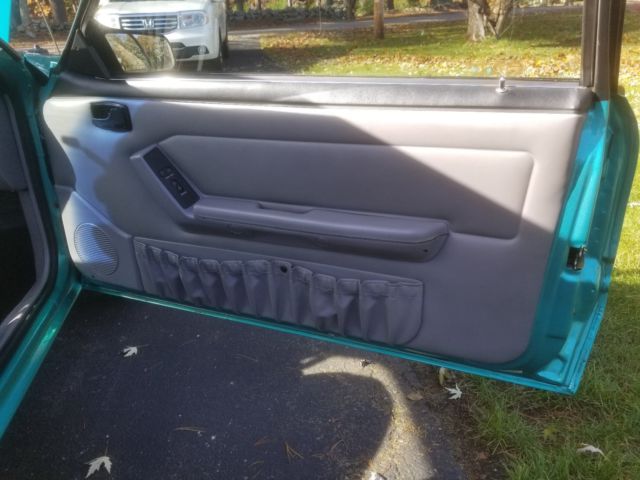 1993 Green Ford Mustang Hatchback
