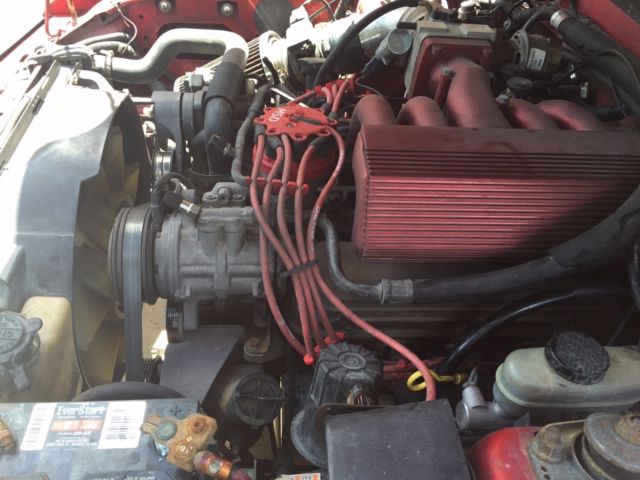 1993 Red Ford Mustang