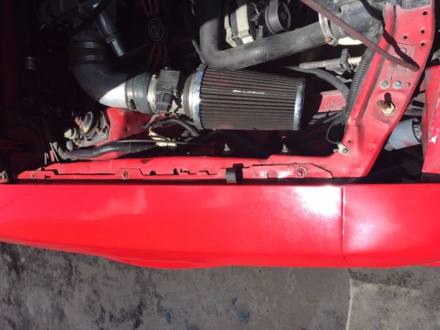 1993 Red Ford Mustang