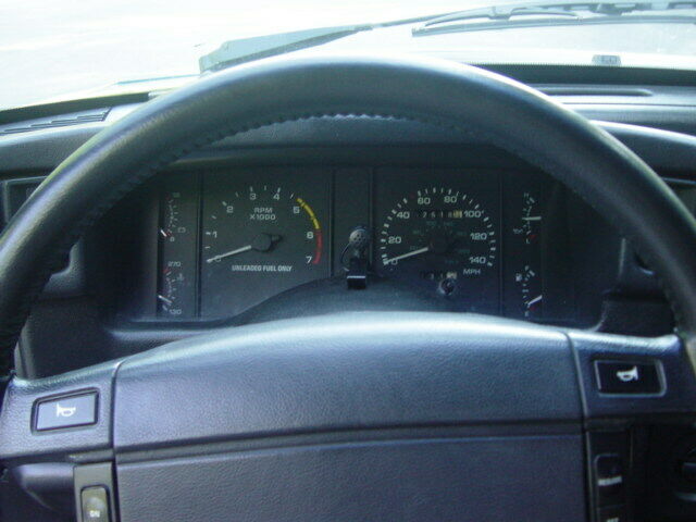 1993 Teal Ford Mustang Coupe