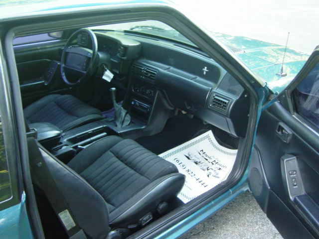 1993 Teal Ford Mustang Coupe