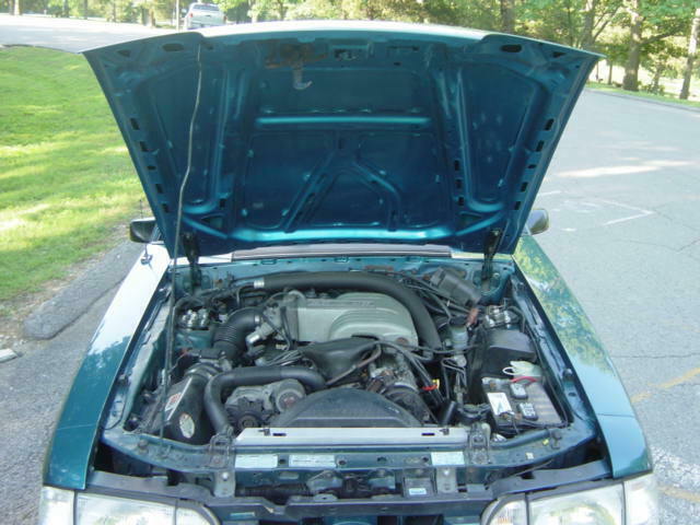 1993 Teal Ford Mustang Coupe