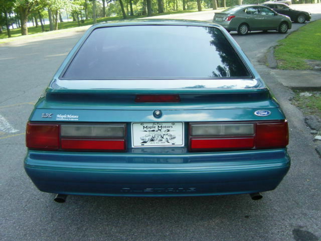 1993 Teal Ford Mustang Coupe