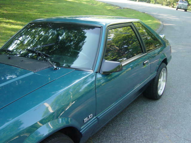 1993 Teal Ford Mustang Coupe
