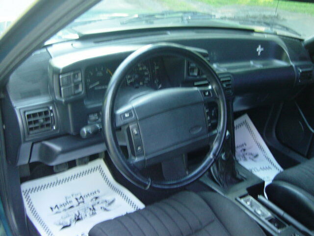 1993 Teal Ford Mustang Coupe