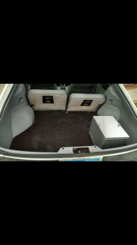 1993 White Ford Mustang Hatchback