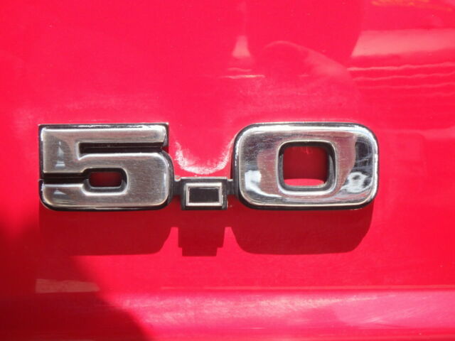 1993 Red Ford Mustang Convertible