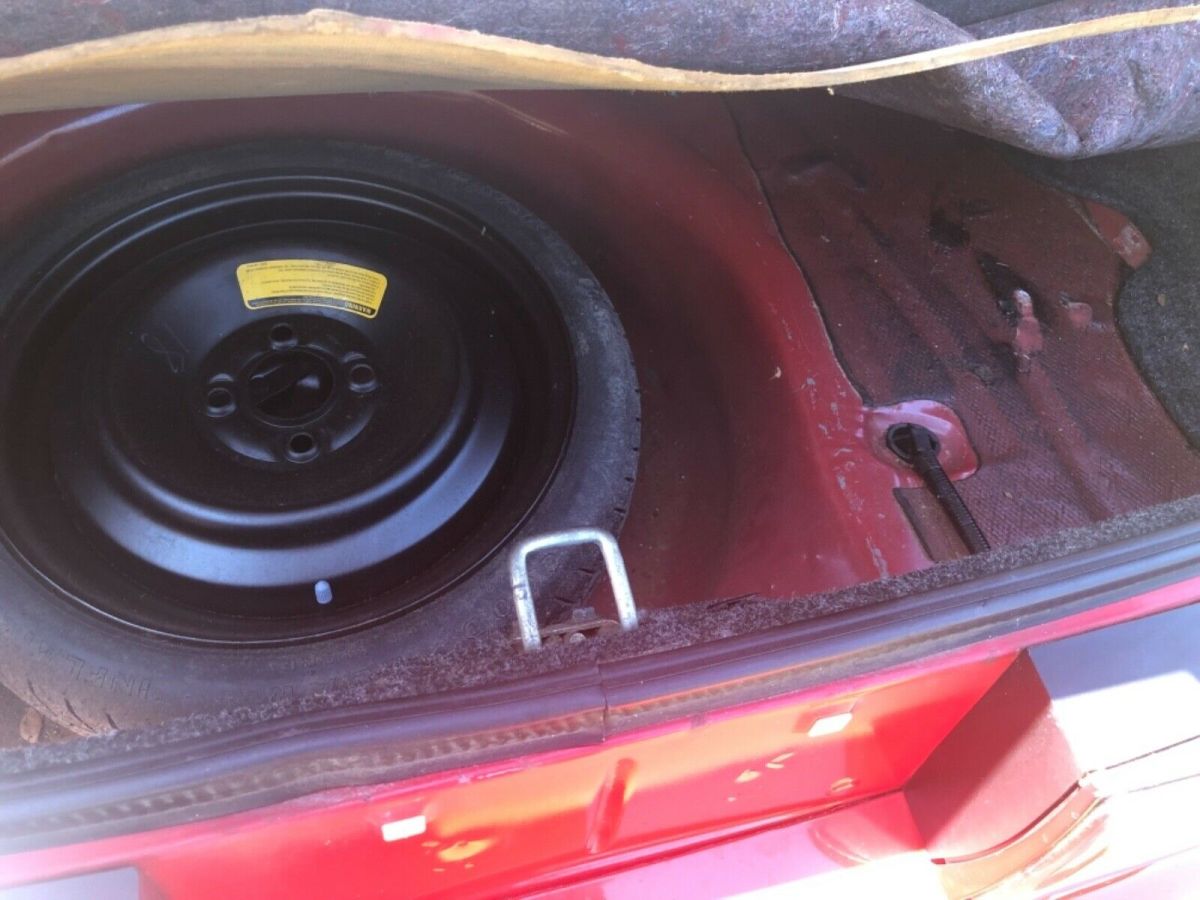 1993 Red Ford Mustang Convertible