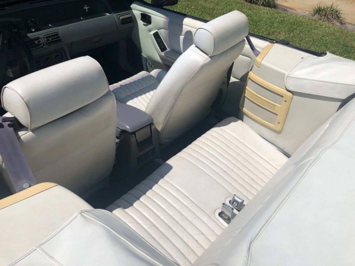 1993 Red Ford Mustang Convertible