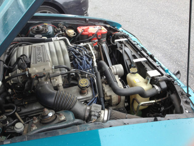 1993 Green Ford Mustang Convertible