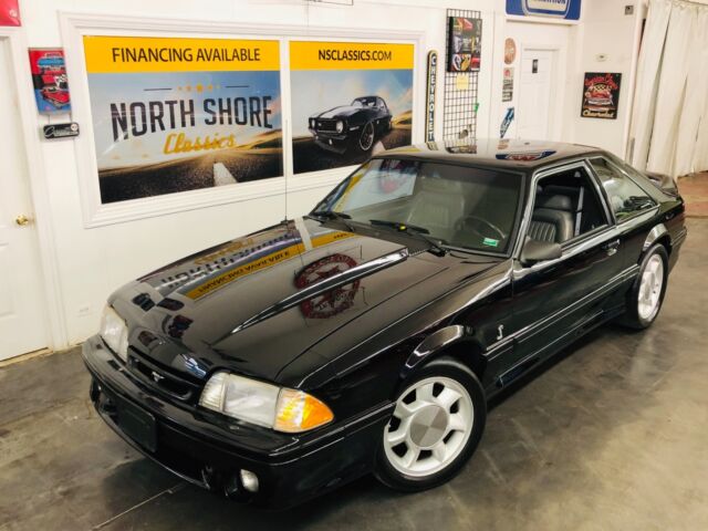 1993 Black Ford Mustang Hatchback