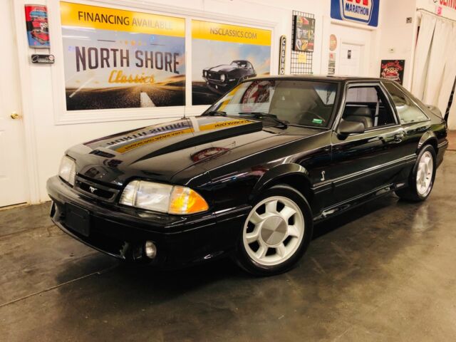 1993 Black Ford Mustang Hatchback