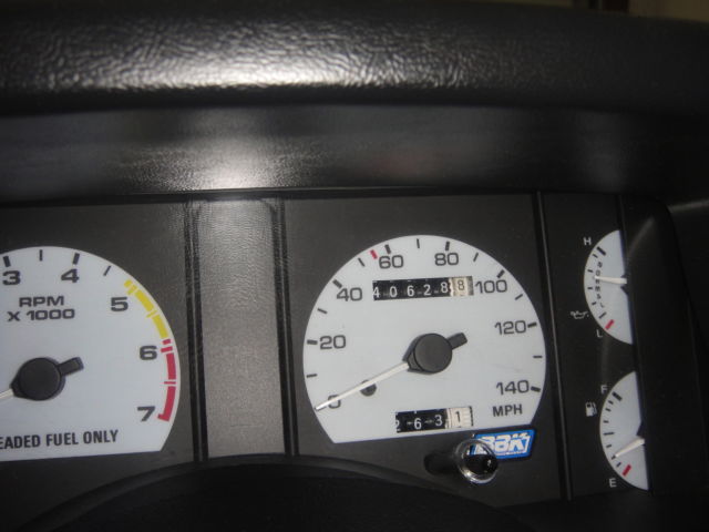 1993 Red Ford Mustang