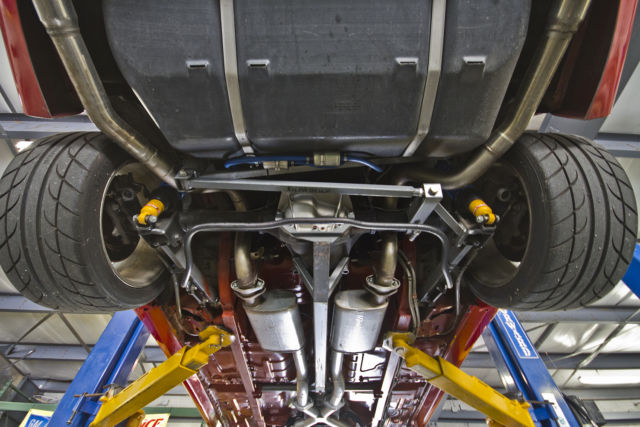 1993 Red Ford Mustang