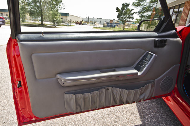 1993 Red Ford Mustang