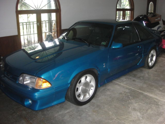 1993 Red Ford Mustang