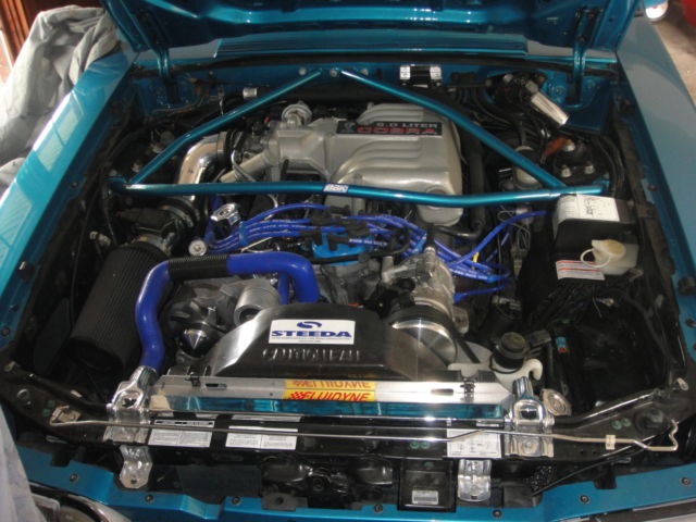 1993 Red Ford Mustang