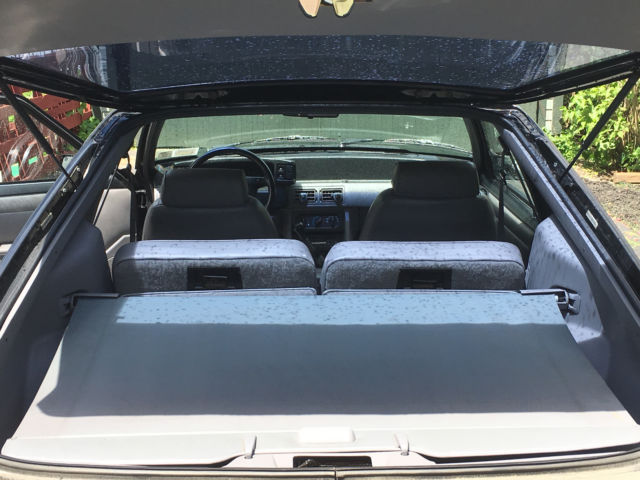 1993 Black Ford Mustang