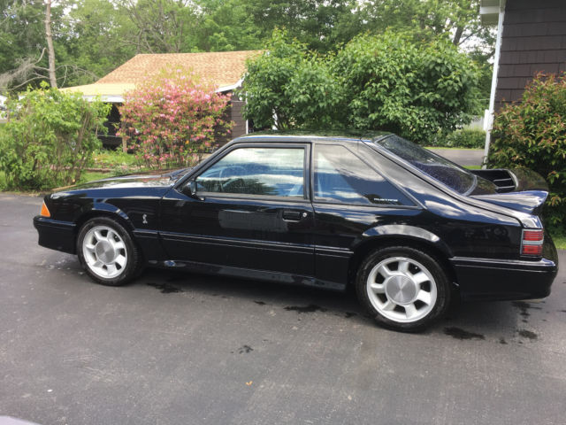 1993 Black Ford Mustang