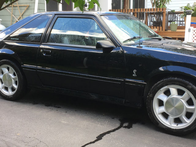 1993 Black Ford Mustang