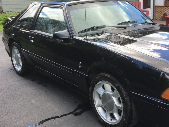 1993 Black Ford Mustang