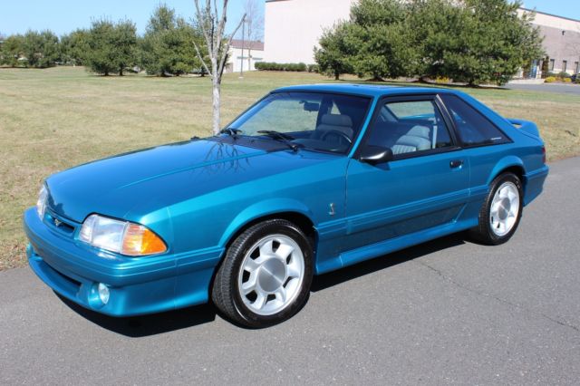 1993 Teal Ford Mustang Coupe