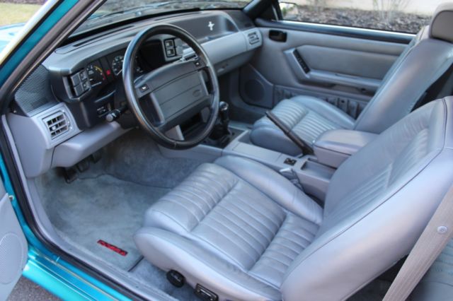 1993 Teal Ford Mustang Coupe