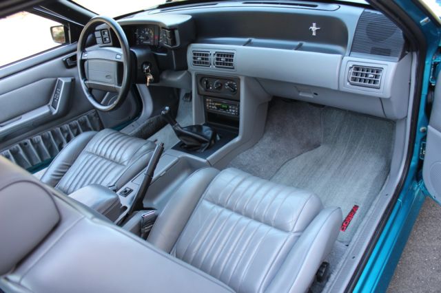 1993 Teal Ford Mustang Coupe