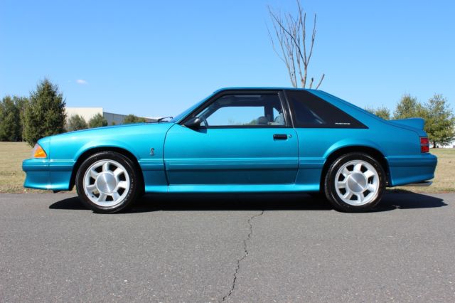 1993 Teal Ford Mustang Coupe