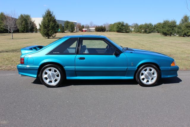 1993 Teal Ford Mustang Coupe