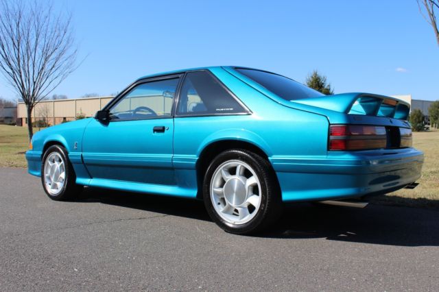 1993 Teal Ford Mustang Coupe