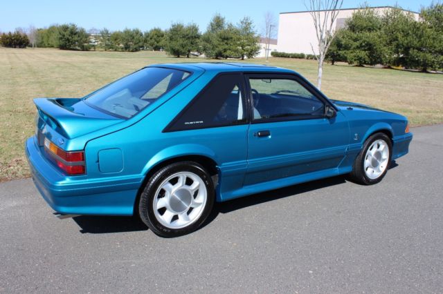1993 Teal Ford Mustang Coupe