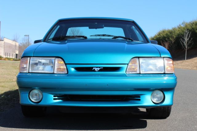1993 Teal Ford Mustang Coupe