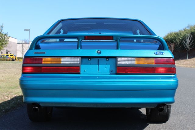 1993 Teal Ford Mustang Coupe