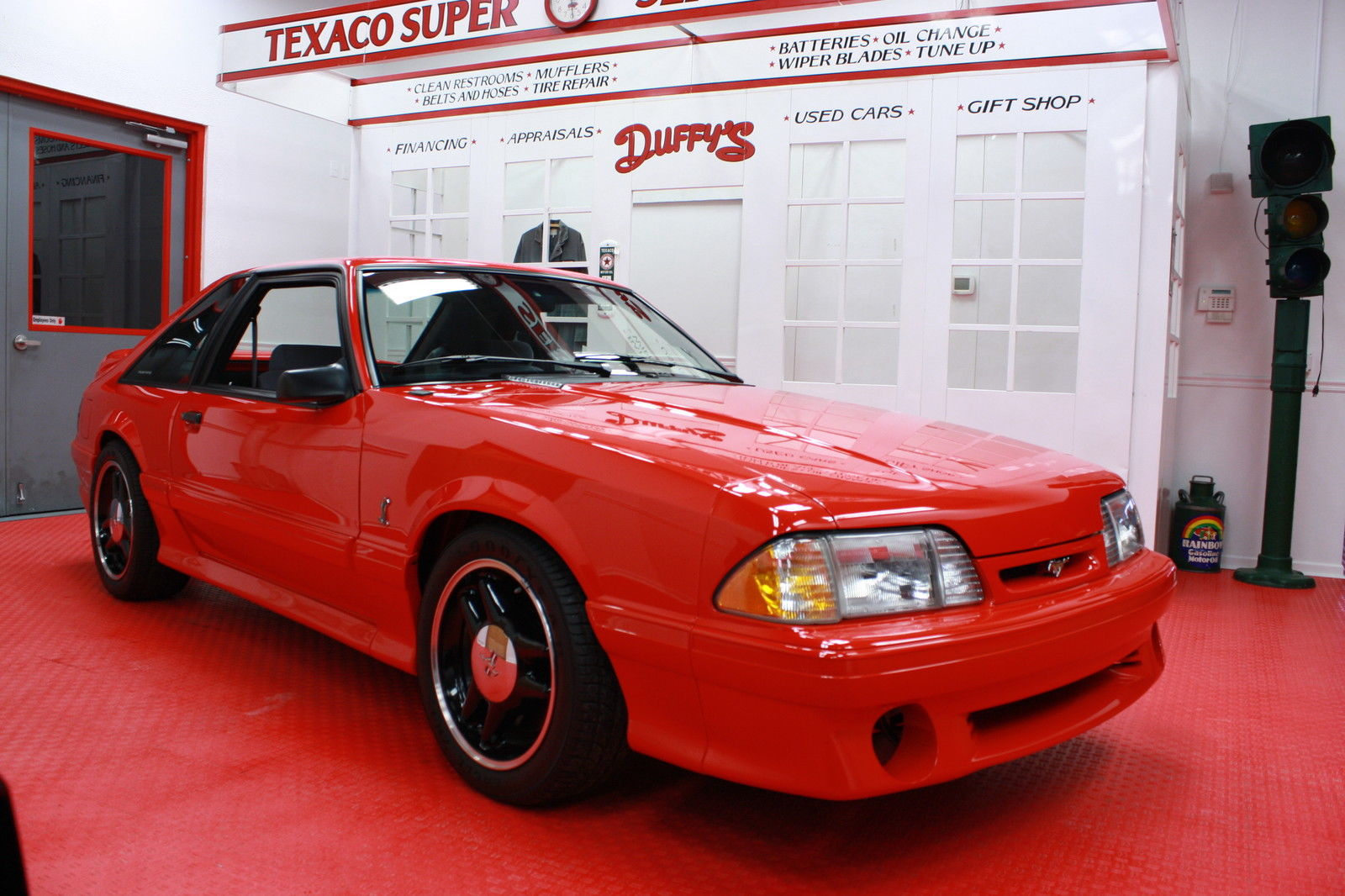 1993 Red Ford Mustang Coupe