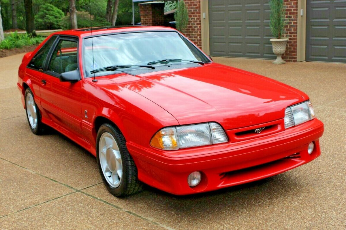 1993 Red Ford Mustang Coupe