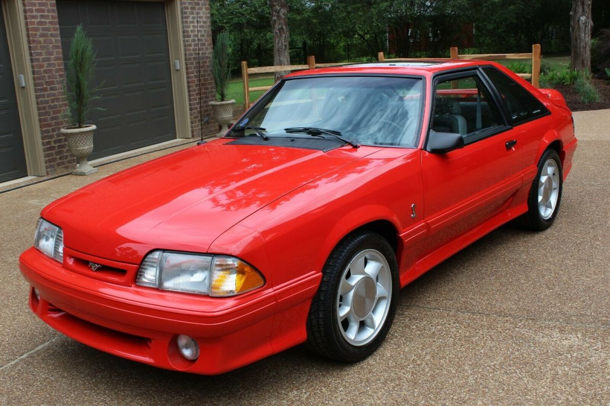 1993 Red Ford Mustang Coupe
