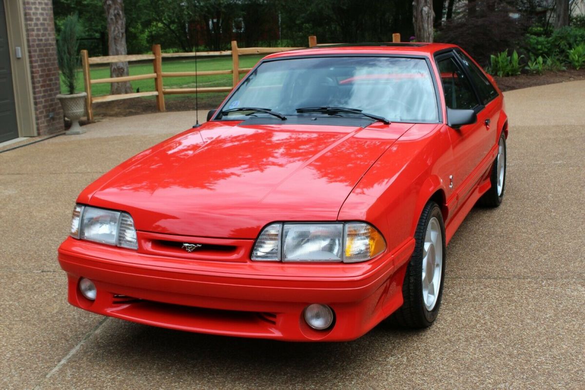 1993 Red Ford Mustang Coupe