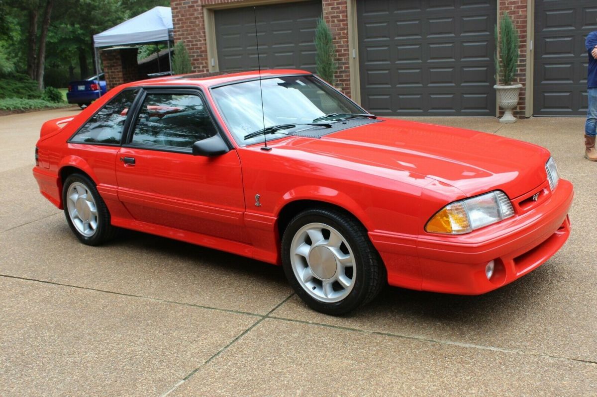 1993 Red Ford Mustang Coupe