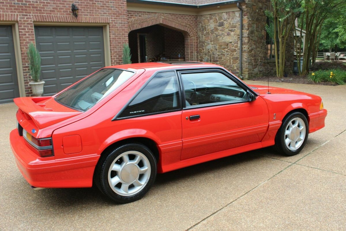 1993 Red Ford Mustang Coupe