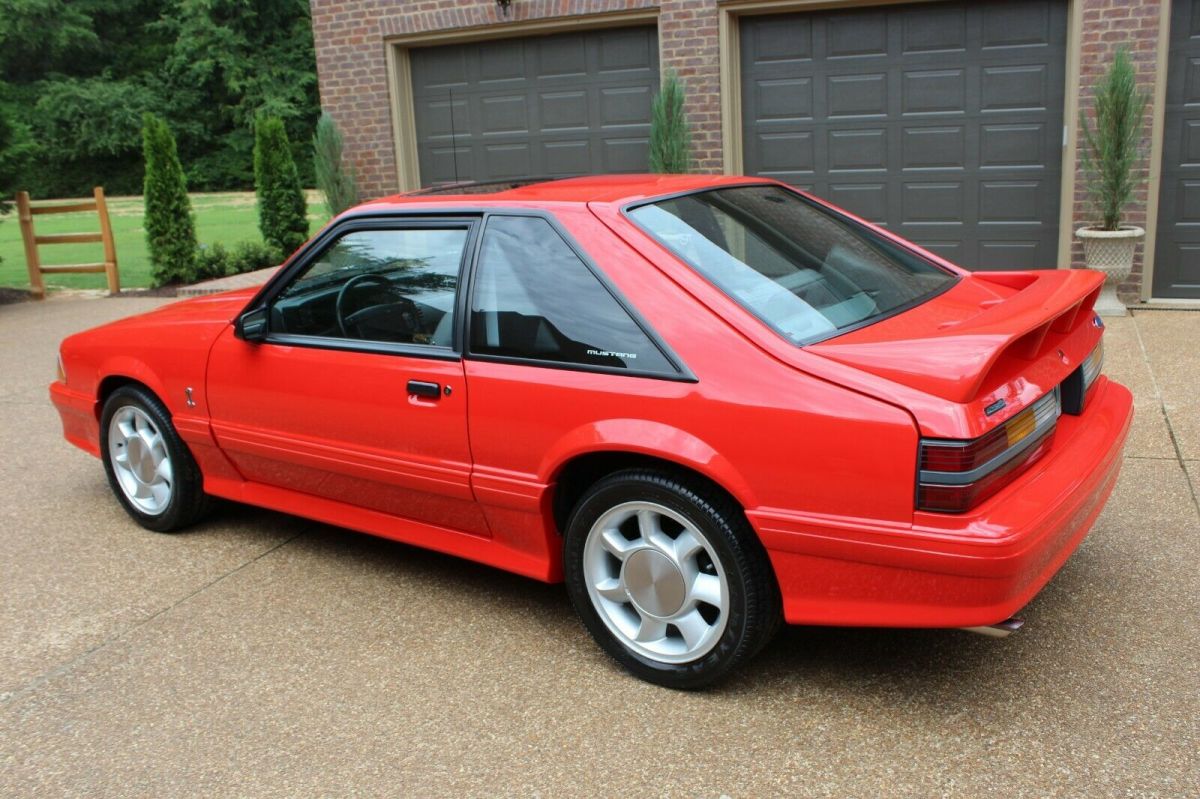 1993 Red Ford Mustang Coupe