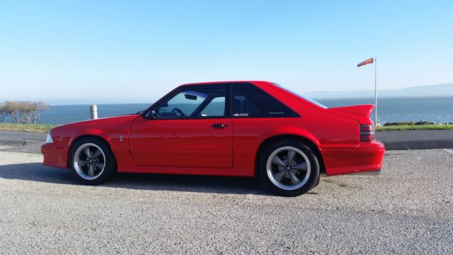 1993 Vibrant Red Ford Mustang Hatchback